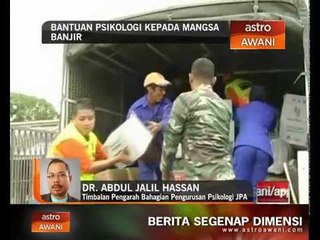 Bantuan psikologi kepada mangsa banjir