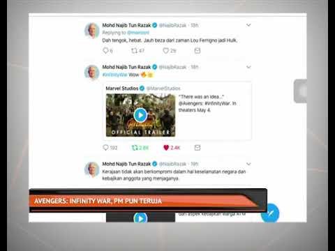 Avengers: Infinity War, PM pun teruja