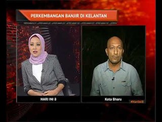 Perkembangan banjir di Kelantan