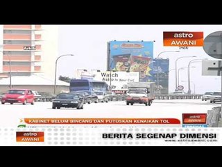 Kabinet belum bincang dan putuskan kenaikan tol
