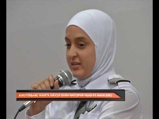 Juruterbang wanita Airasia bawa Naelofar Hijab ke awan biru