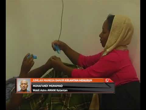 Jumlah mangsa banjir Kelantan menurun