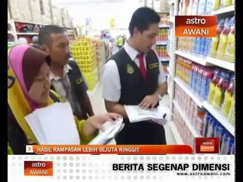 Hasil rampasan lebih sejuta ringgit