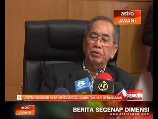 Jerebu mungkin akan mengganggu sambutan Hari Kebangsaan