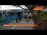 Laluan khas basikal pertama di Kuala Lumpur dibuka