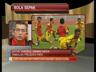 PAFA belum pasti dapatkan khidmat Indra Putra
