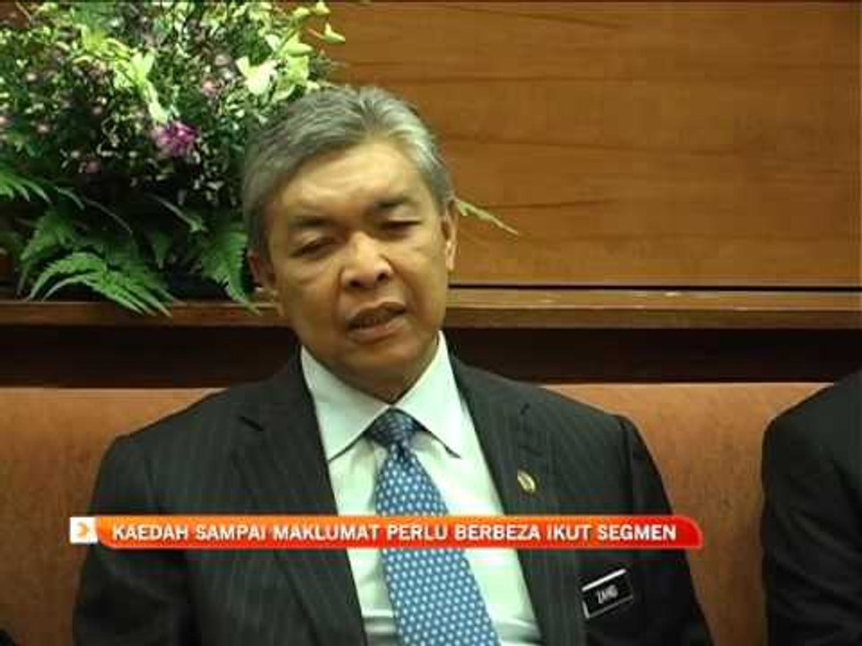 Kaedah sampai maklumat perlu berbeza ikut segmen