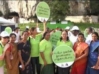 Kitar semula di kawasan kuil sempena Thaipusam