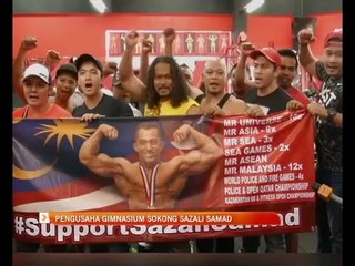 Pengusaha gimnasium sokong Sazali Samad