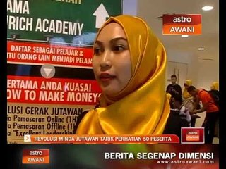 Revolusi Minda Jutawan tarik perhatian 50 peserta