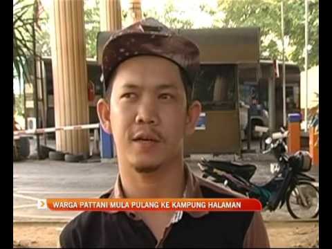 Warga Pattani mula pulang ke kampung halaman