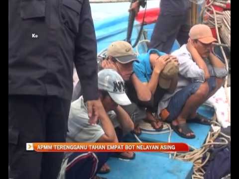 APMM Terengganu tahan empat bot nelayan asing