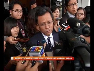 Ramai nyatakan hasrat mahu sertai Parti Warisan Sabah