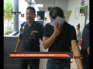 Bapa dera anak, berdepan penjara 20 tahun