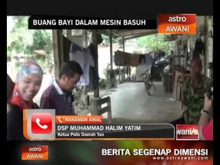 Ibu buang bayi dalam mesin basuh ditahan