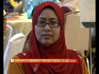 Kaji institut memandu 5 bintang dibenar keluar lesen