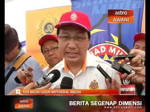 Kos miliki lesen motosikal RM299