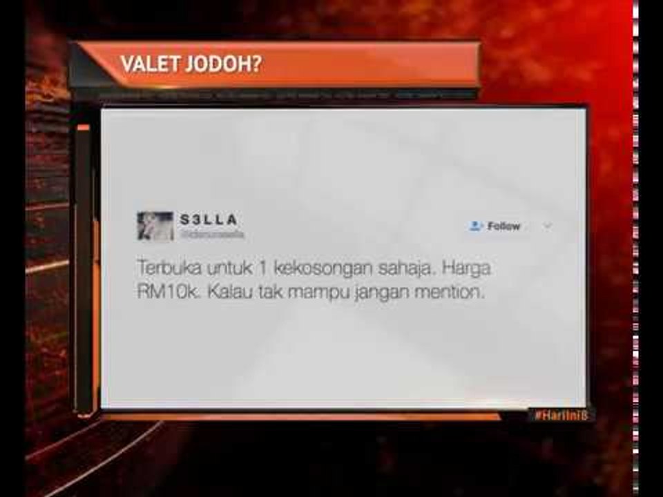 Valet Jodoh?