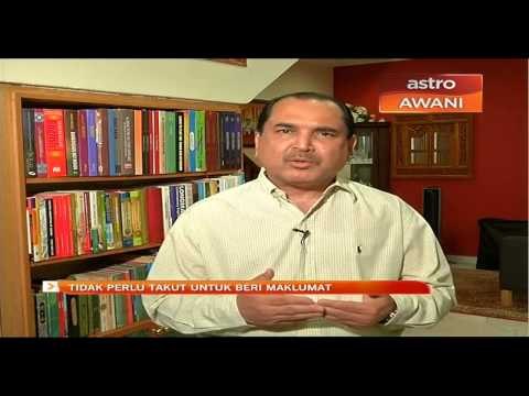 Tidak perlu takut untuk beri maklumat