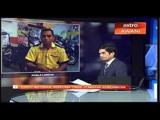 Konvoi motosikal berkuasa tinggi utamakan keselamatan