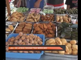 Lebih 200 laporan makanan tidak bersih, basi