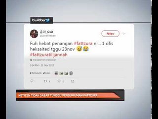 Netizen tidak sabar tunggu pengumuman Fattzura