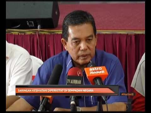 Saringan kesihatan diperketat di sempadan negara