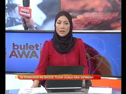 36 penduduk Kampung Ghucil Tujuh Kuala Krai dipindah