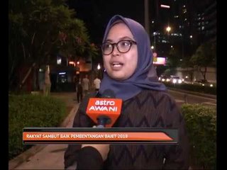 Rakyat sambut baik pembentangan Bajet 2018