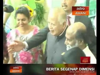 Rajinikanth di Melaka untuk penggambaran Kabali