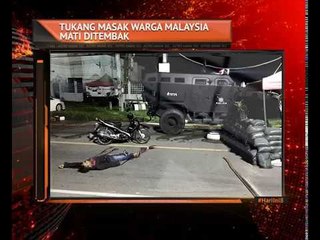 Tukang masak warga Malaysia mati ditembak