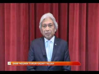 Bank Negara turun kadar faedah