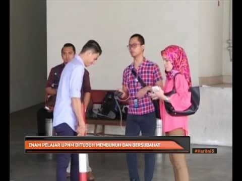 Enam pelajar UPNM dituduh membunuh dan bersubahat