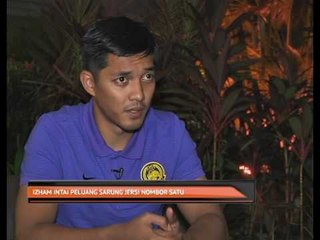 Izham intai peluang sarung jersi nombor satu
