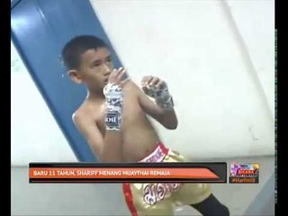 Baru 11 tahun, Shariff menang MuayThai remaja