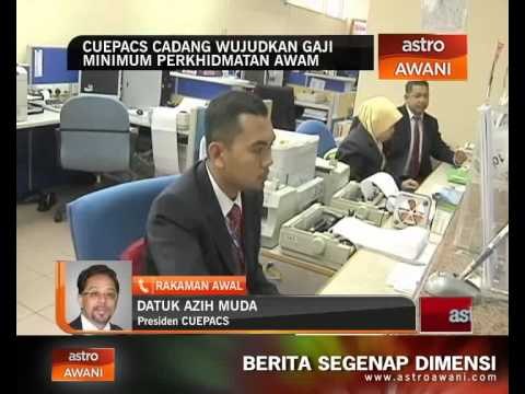 CUEPACS cadang wujudkan gaji minimum perkhidmatan awam