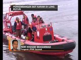 Perkembangan bot karam di Long Buyun, Sarawak