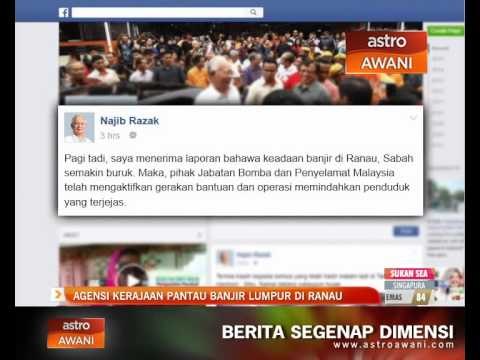 Agensi kerajaan pantau banjir lumpur di Ranau