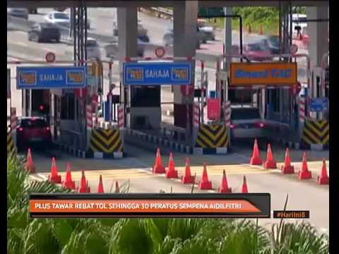 Plus tawar rebat tol sehingga 30 peratus sempena Aidilfitri