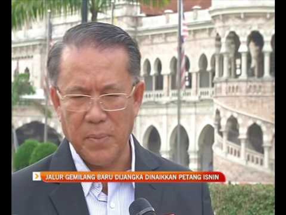 Jalur Gemilang baru dijangka dinaikkan petang isnin