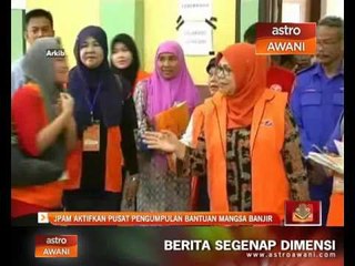 JPAM aktifkan pusat pengumpulan bantuan mangsa banjir