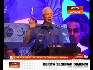Kerajaan berpegang prinsip kebebasan beragama