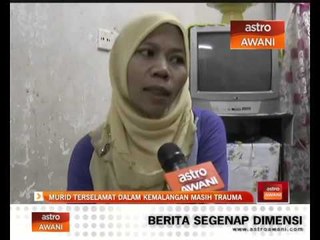 Murid terselamat dalam kemalangan masih trauma