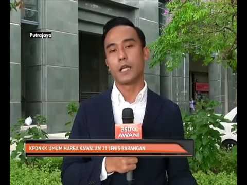 KPDNKK umum harga kawalan 21 jenis barangan