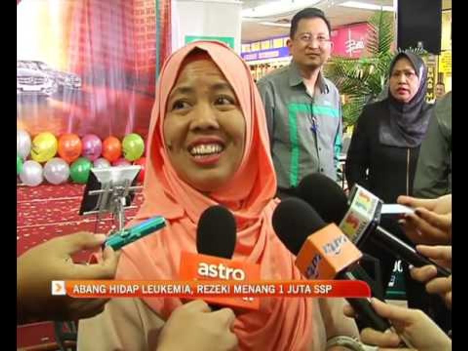 Abang hidap Leukemia, rezeki menang RM 1 juta SSP