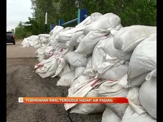 Pemindahan awal penduduk hadapi air pasang