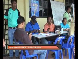 Mangsa banjir di Kedah semakin menurun