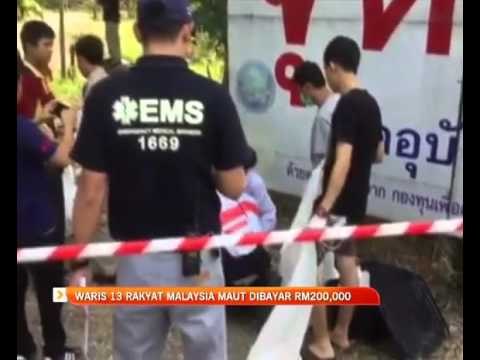 Waris 13 rakyat Malaysia maut di Chiang Mai dibayar RM200,000