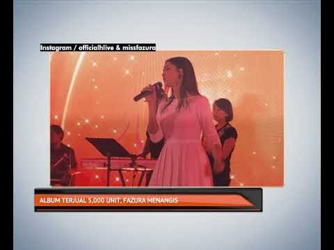 Album terjual 5,000 unit, Fazura menangis