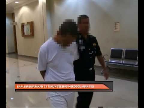 Bapa dipenjarakan 25 tahun selepas merogol anak tiri